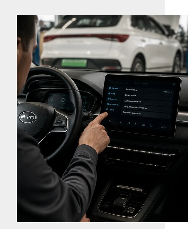 Русификация BYD E2 в Мытищах от 15131 р. | ФастМобиль-Мтщ под ключ