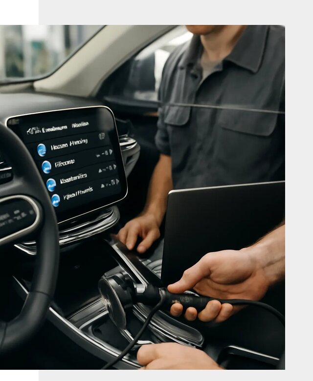 Установка приложений Geely для мультимедиа автомобиля в Мытищах