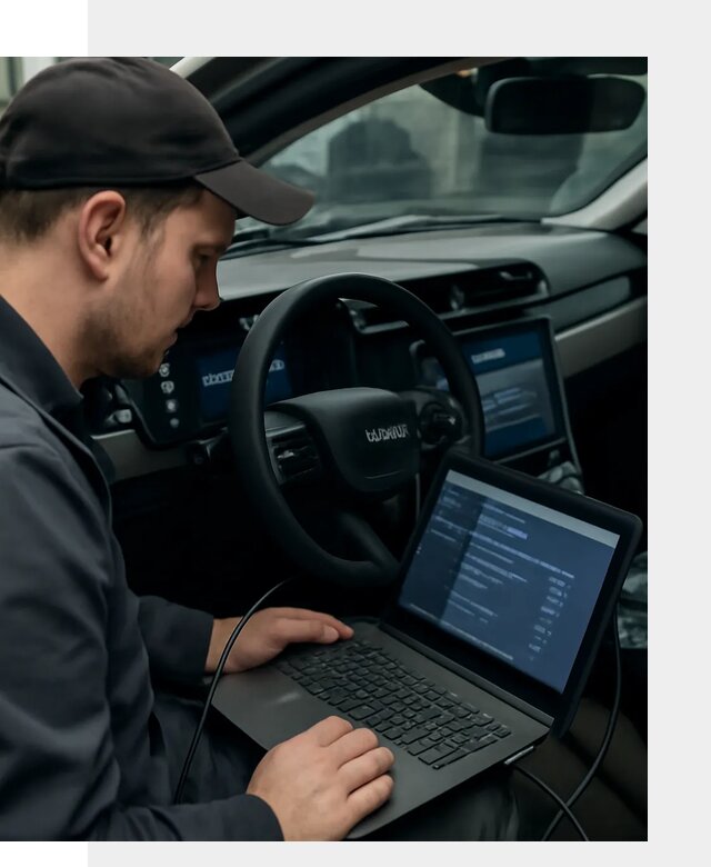 Профессиональная русификация автомобилей Lynk Co в Мытищах