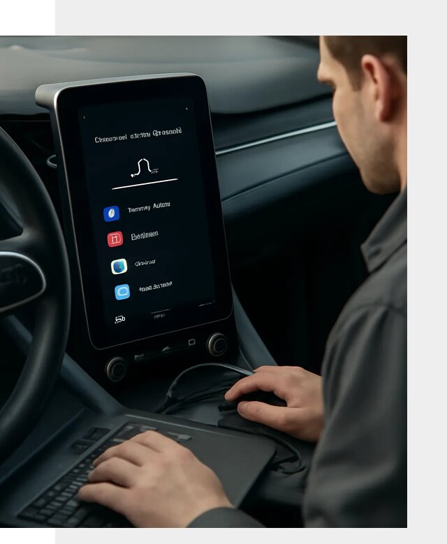 Установка приложений Lynk Co на автомобиль в Мытищах