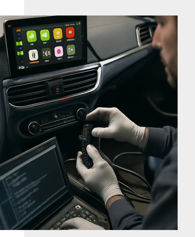 Активация Apple CarPlay в Мытищах для штатной мультимедиа